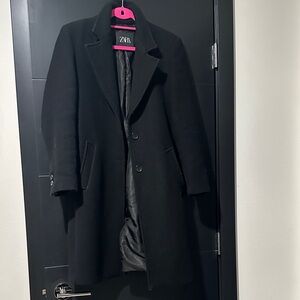 Zara women’s Elegant Black Trench Coat